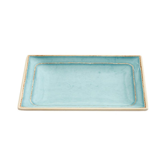 12 Pack - Melamine Aesthetic Serving Plate Large